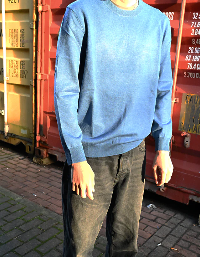 JJ-SWT-0045-FULL SLEEVE CREW SWEATER